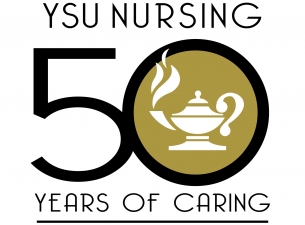 Nursing 50th anniversary logo