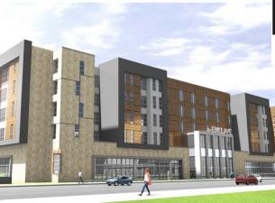 Rendering of Enclave Apartments 