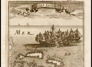 This 1686 map by French cartographer Alain Mallet shows the Bahamas Archipelago. The map is part of 