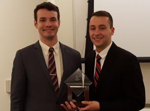 Andrik Massaro of Canfield and Jacob Shriner-Briggs of Liberty 