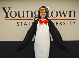 Penguin costume for Guinness World Record
