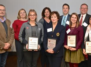 Several YSU faculty and staff members were honored at the annual Excellence in Research event