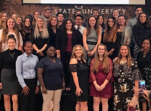 Members of the National Society of Collegiate Scholars at YSU