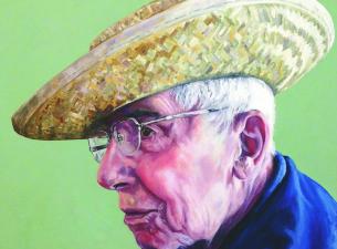 oil canvas work on display at the McDonough Museum 