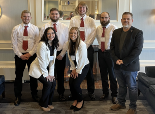 YSU's 2023 Ohio Contractors Association Estimating Competition team