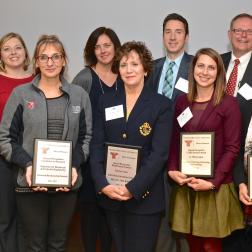 Several YSU faculty and staff members were honored at the annual Excellence in Research event