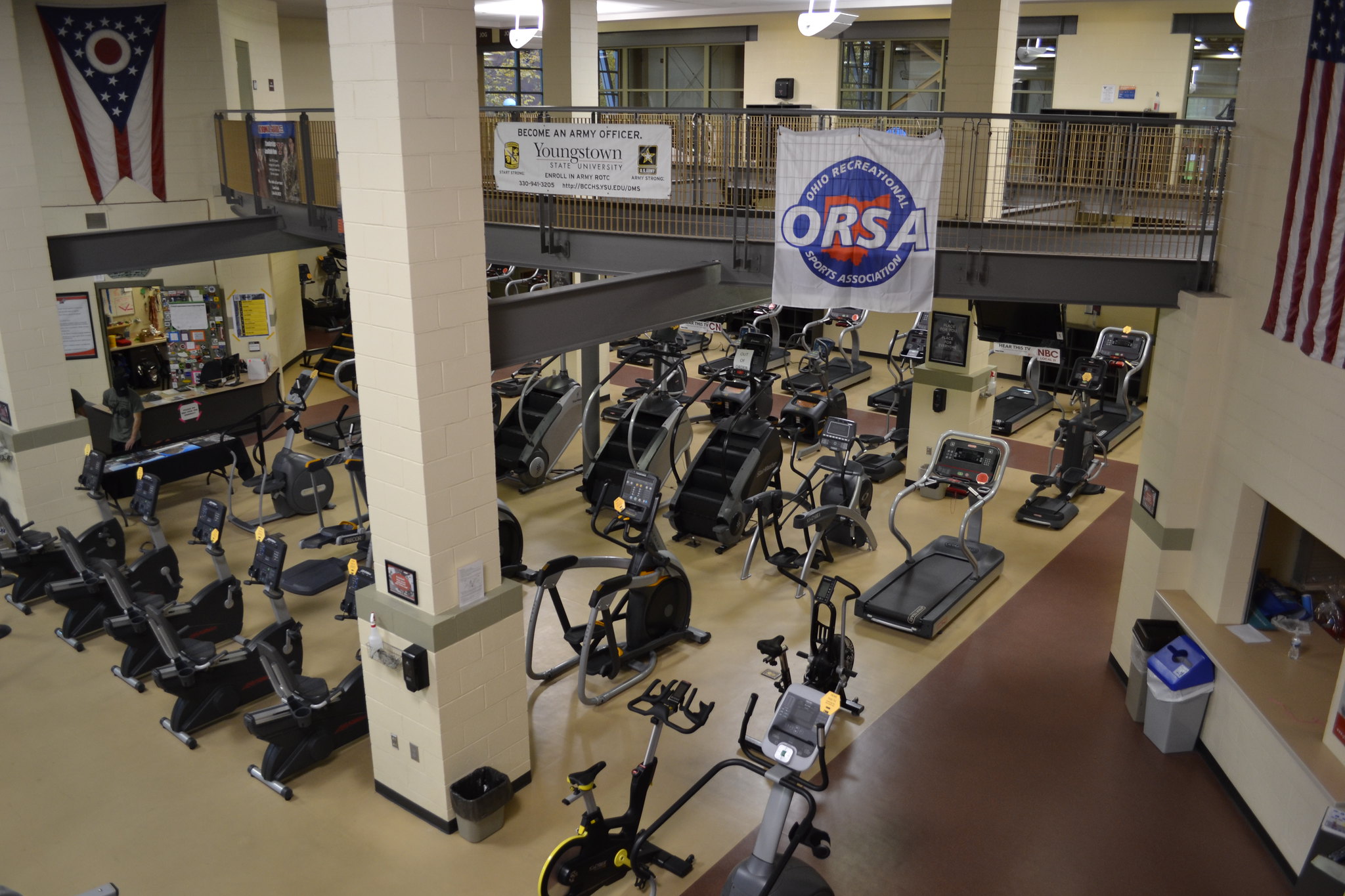 Cardio Equipment Available in the Rec Center