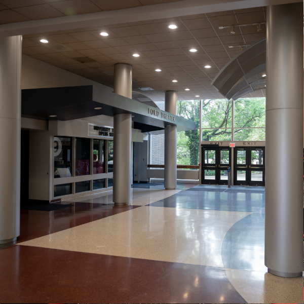 photo of bliss hall lobby