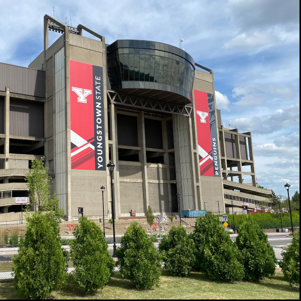photo of stambaugh stadium from front
