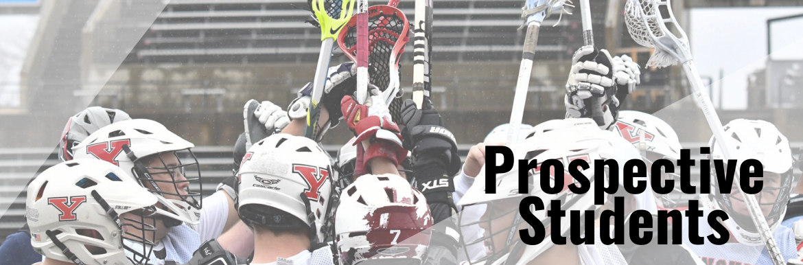 The YSU Men's Lacrosse Club huddling together before a game