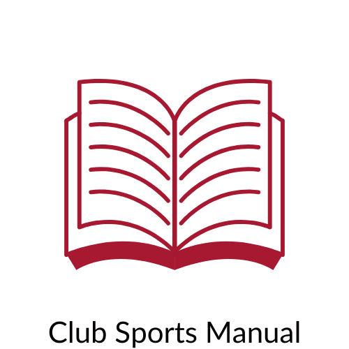 Open Book icon that will take you to the Club Sports Manual