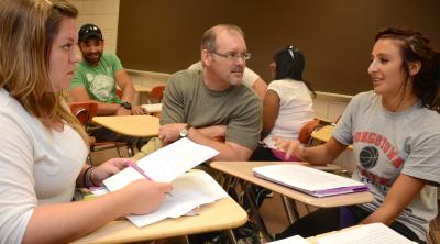 Students in Writing Center