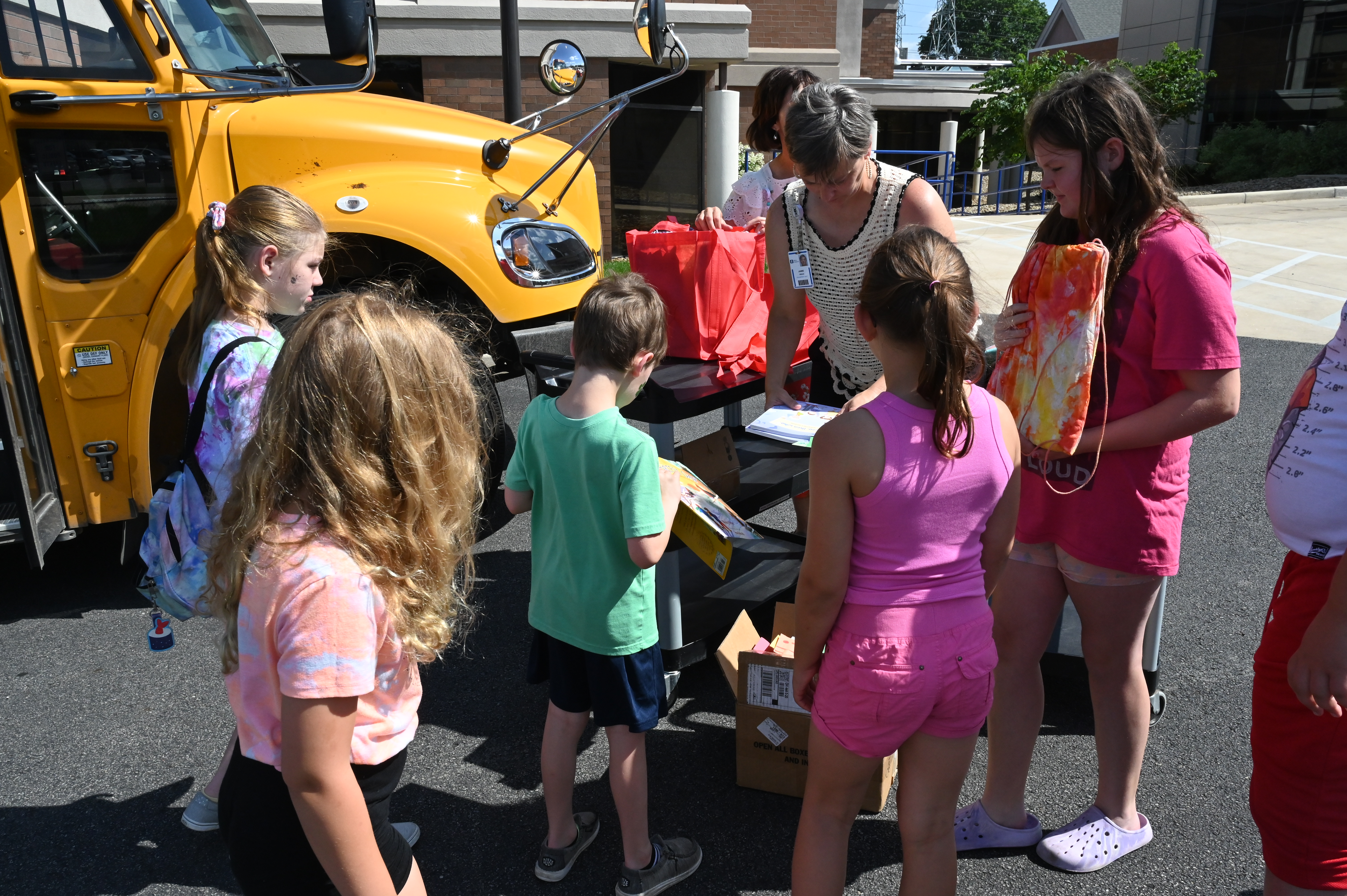 Students participating in the program