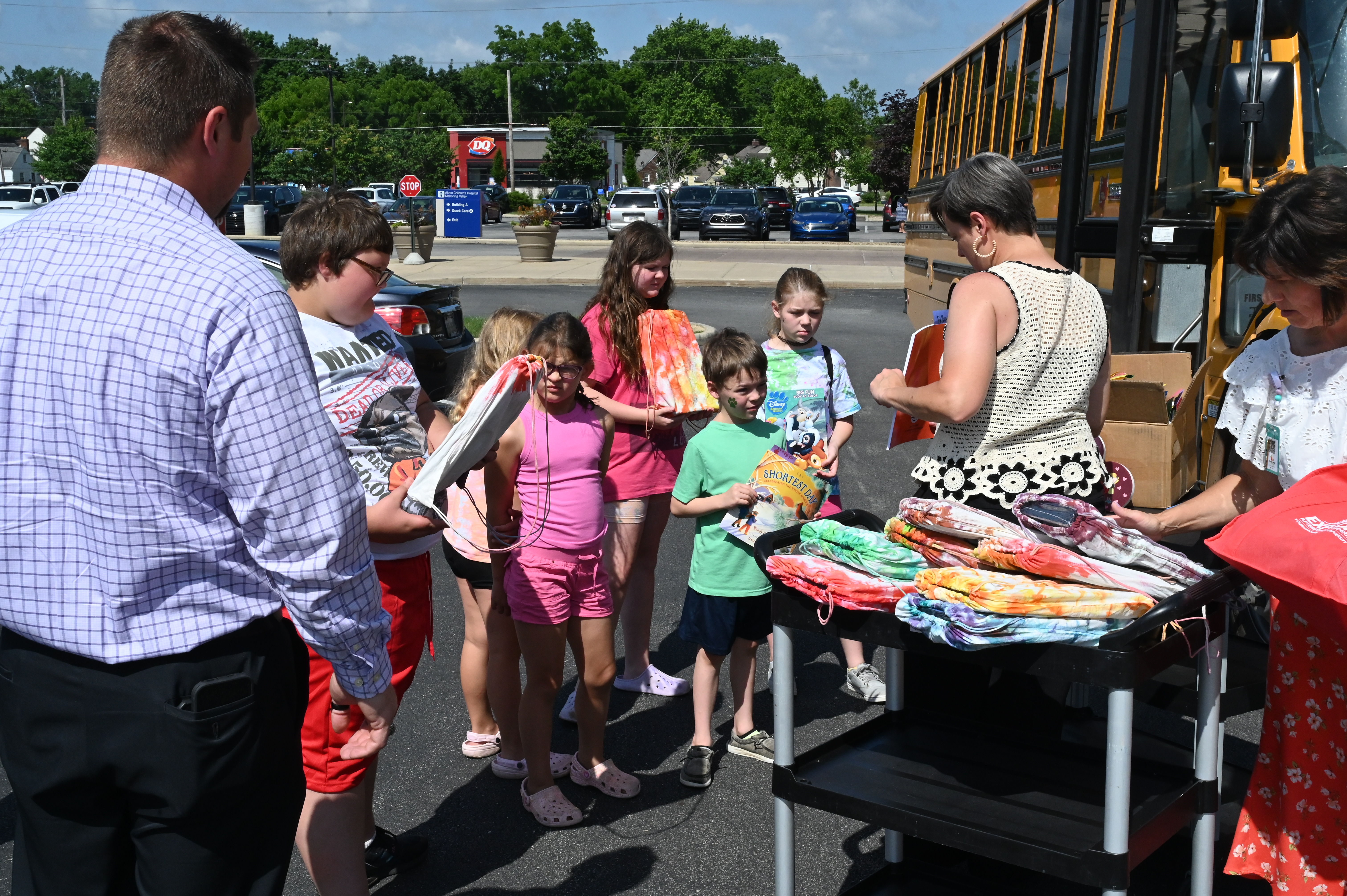 Students participating in the program