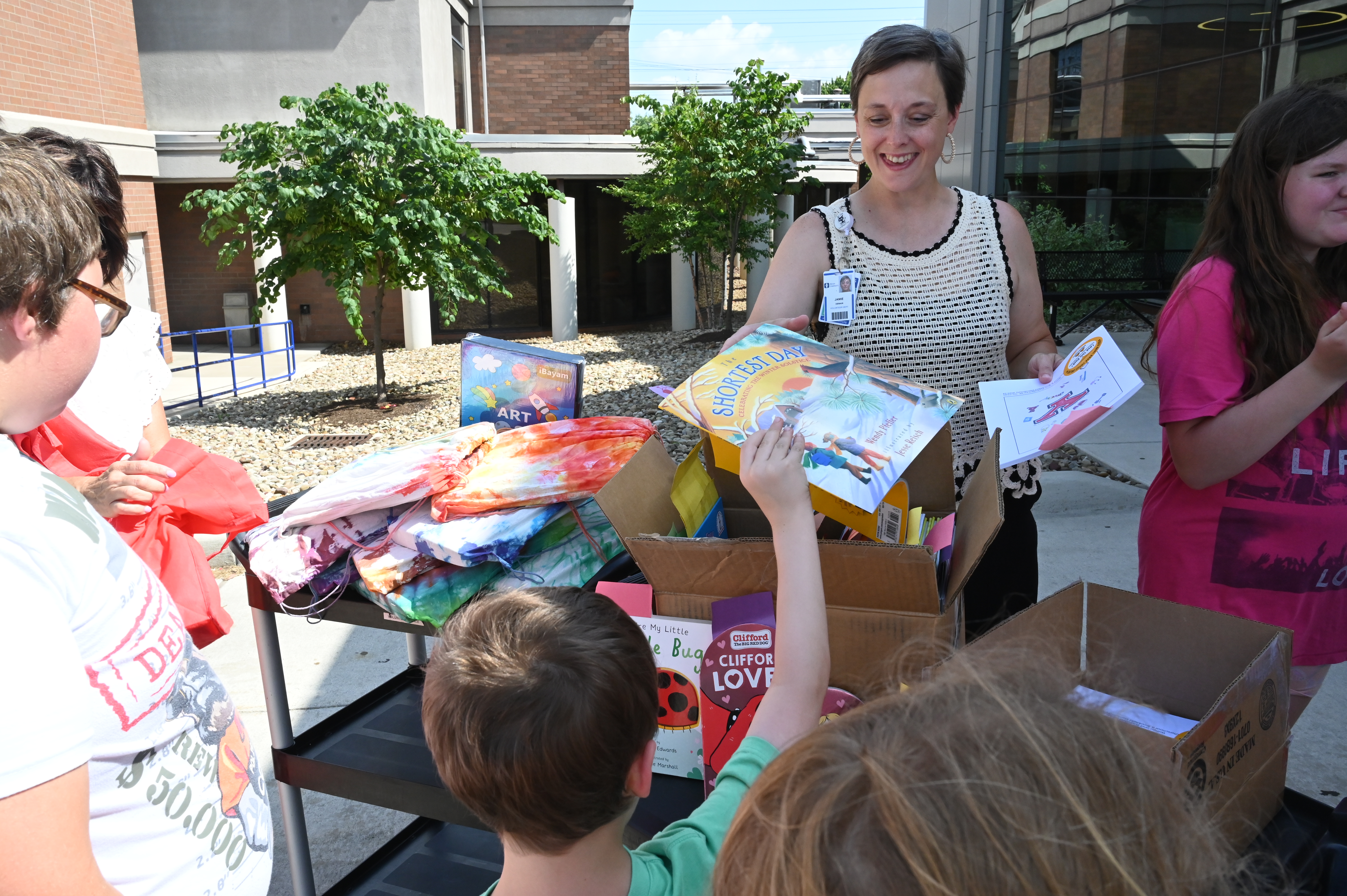 Students participating in the program